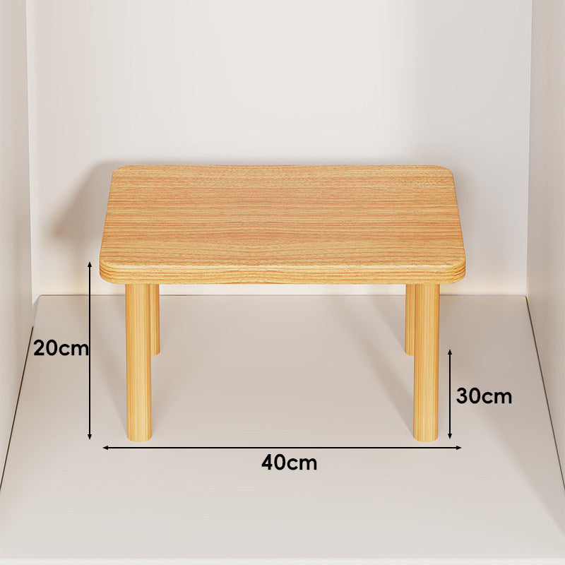 Adjustable Multi-Height Wooden Monitor Riser and Desktop Shelf