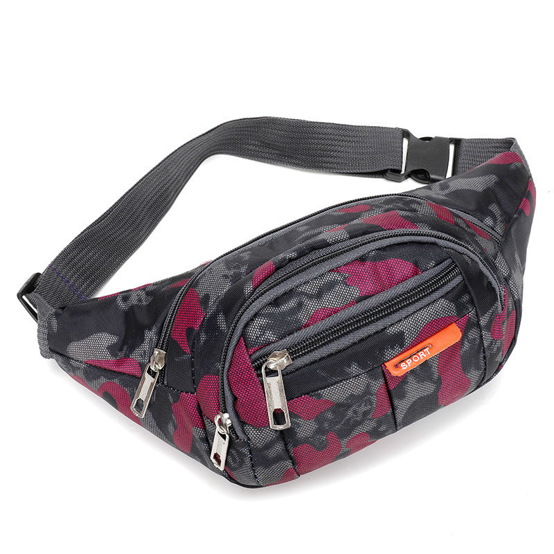 Sporty Multi-Compartment Fanny Pack