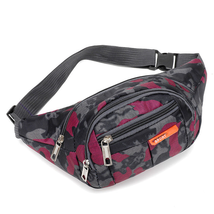 Sporty Multi-Compartment Fanny Pack