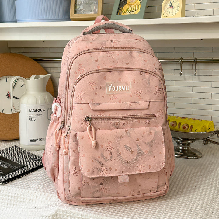 Charming Floral Print Backpack Kalsten