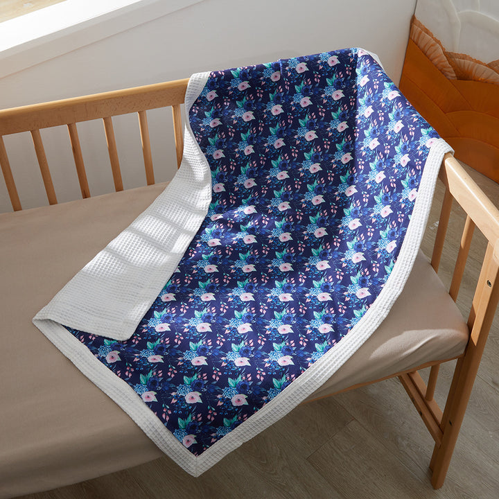 Floral Patterned Baby Blanket kalsten