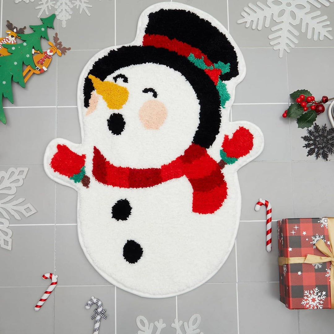Snowman Shaped Area Rug