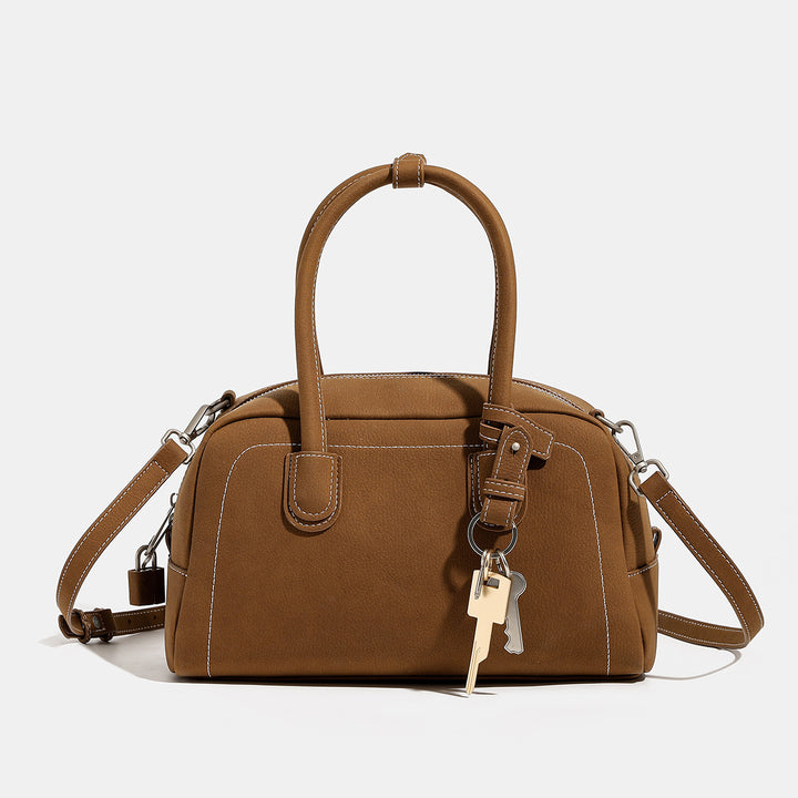 Classic Structured Handheld Satchel Bag