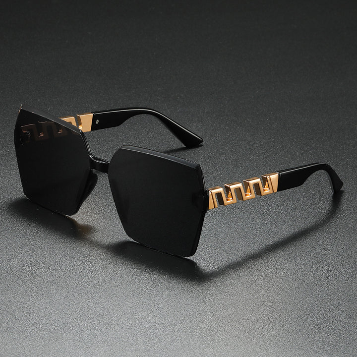 Stylish Geometric Shield Sunglasses Kalsten
