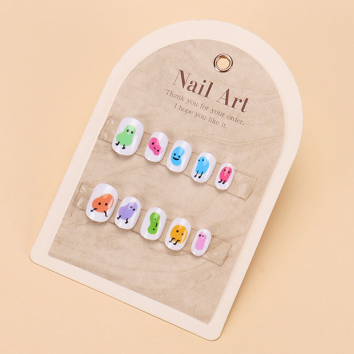 Fun Cartoon-Themed Press-On Nail Set Kalsten