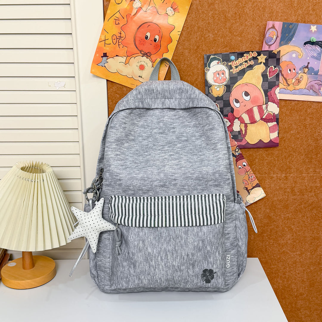 Playful Embroidered Backpack Kalsten