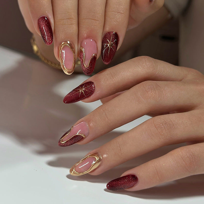 Artificial Nail Design Set with Luxurious Glamour Kalsten