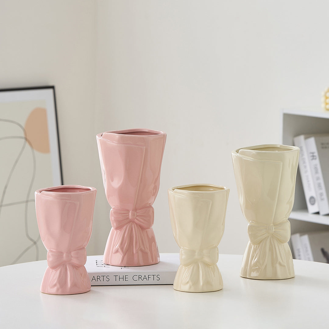 Elegant ceramic flower vase Kalsten