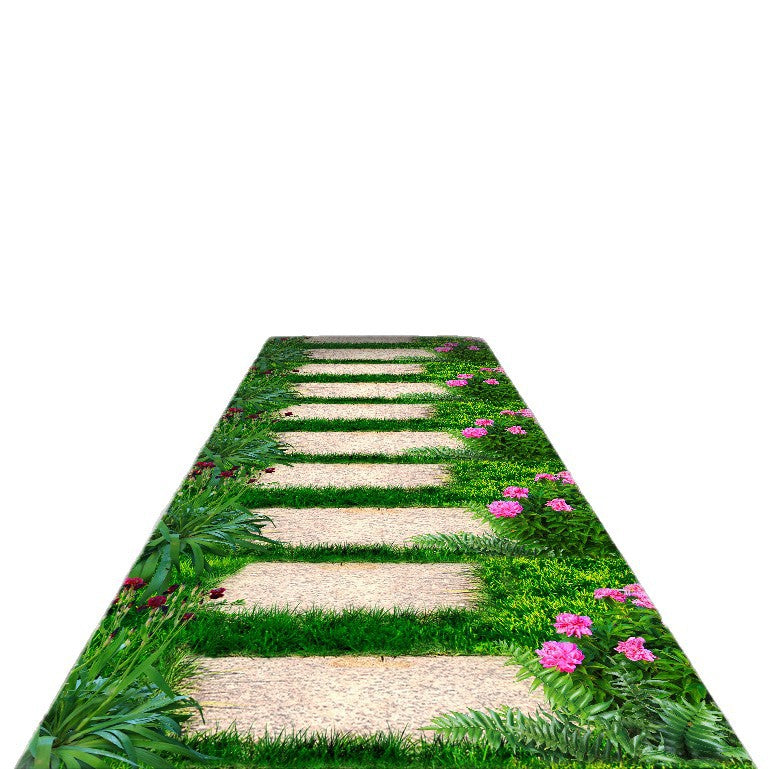 Garden Pathway Visual Area Rug Kalsten
