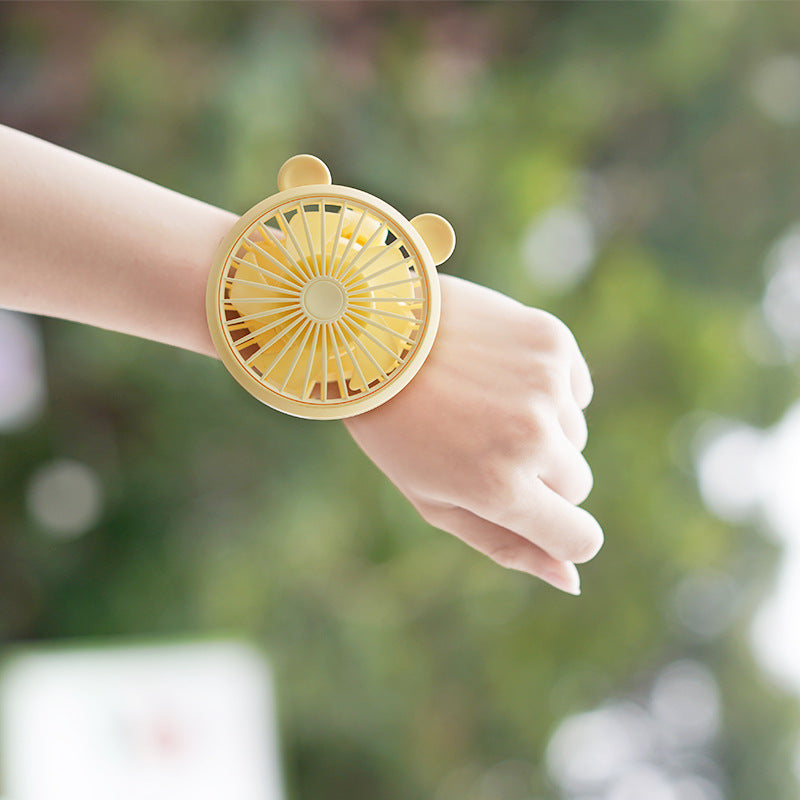 Women Portable Hand Fan with Wrist Strap Function Kalsten