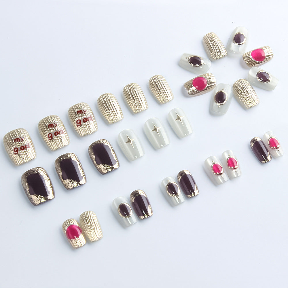 Decorative Luxury Press-On Nail Art Kalsten