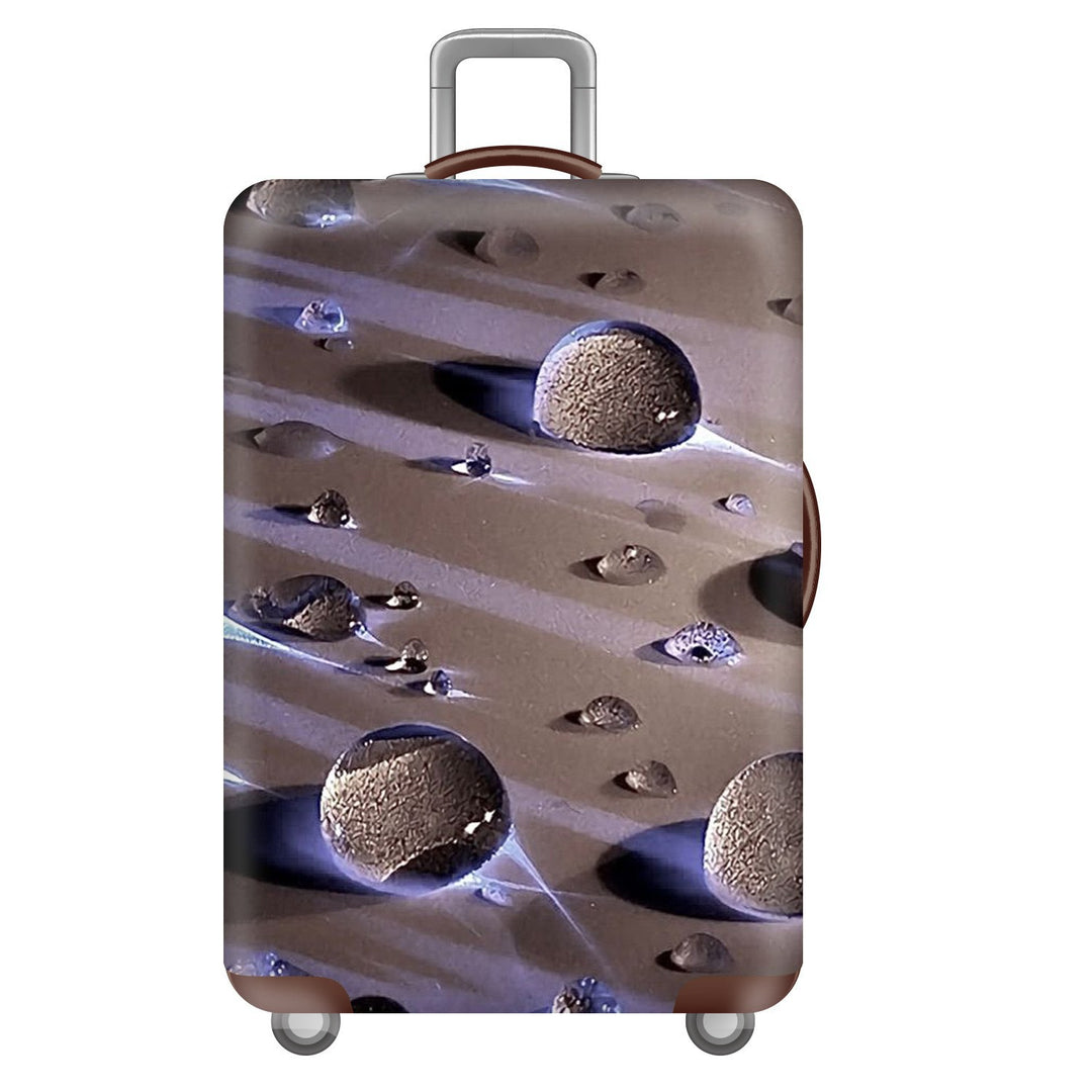 Unisex nan elastic suitcase cover with three-dimensional honeycomb pattern, shock-absorbing stretch protection cover for trolley with zipper Kalsten