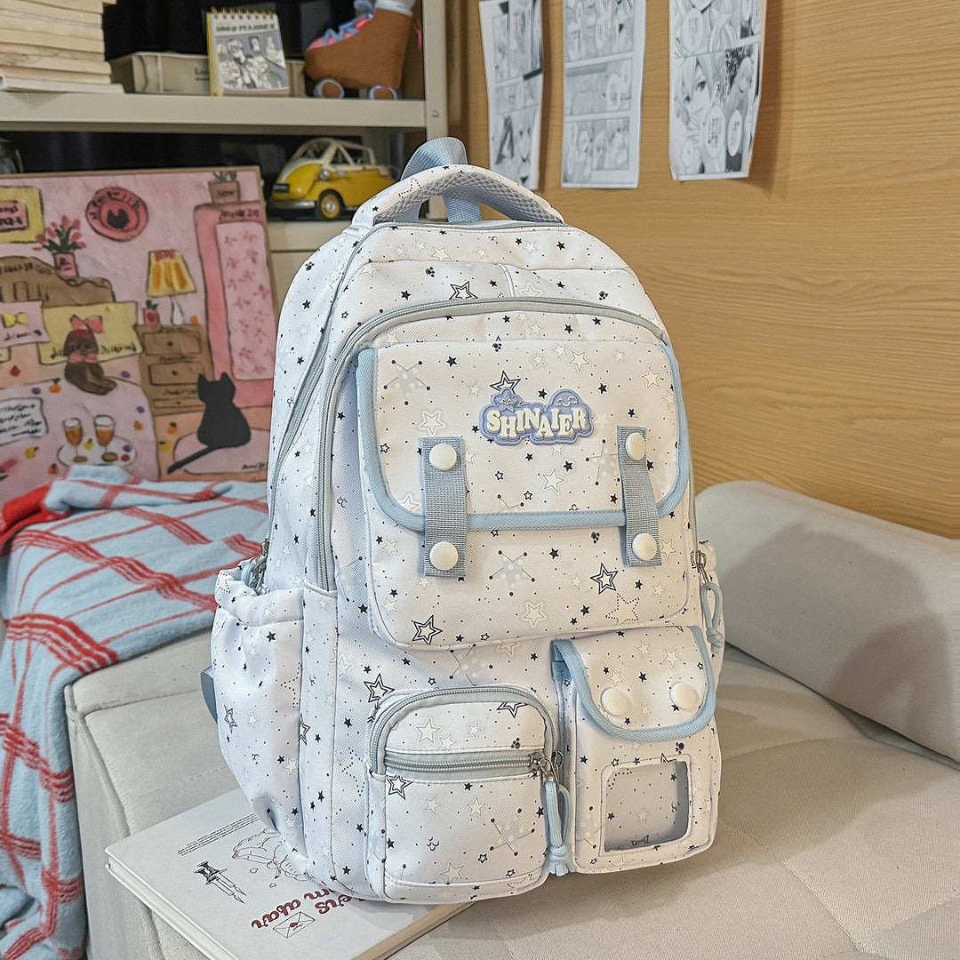 Stylish Star-Patterned Backpack Kalsten
