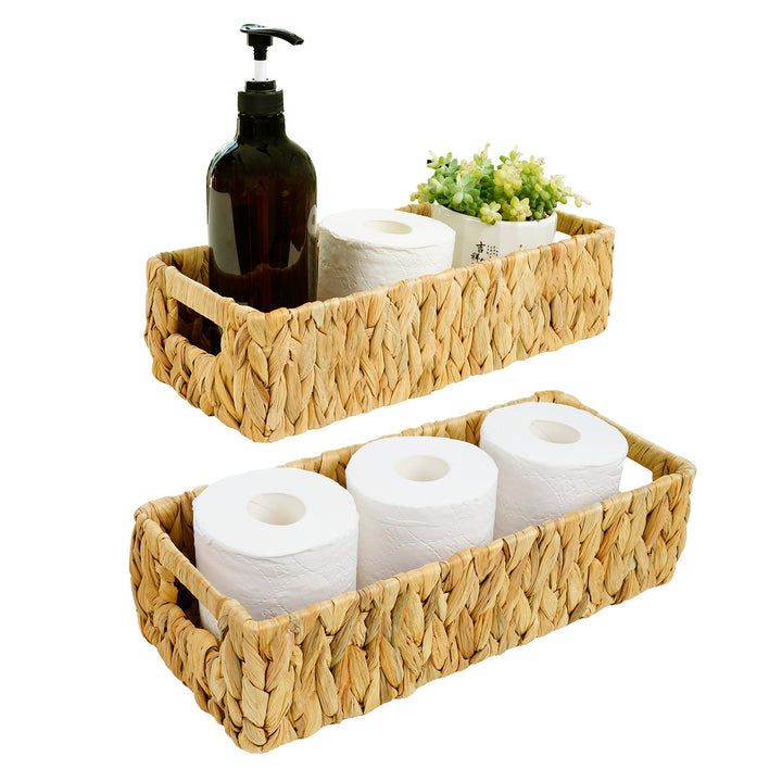 Handwoven Natural Fiber Storage Tray Kalsten