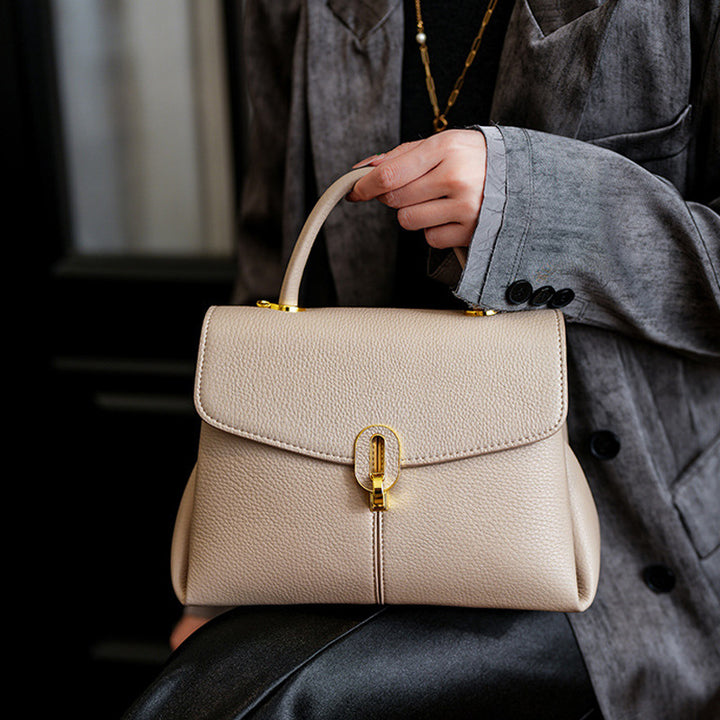 Elegant Handcrafted Structured Handbag Kalsten