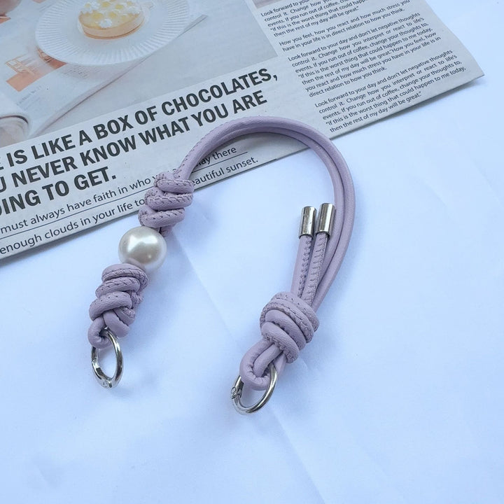 Elegant Knotted Leather Keychain Holder Kalsten