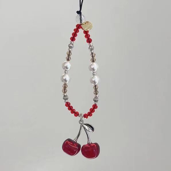 Charming Cherry Pendant Phone Charm Holder Kalsten