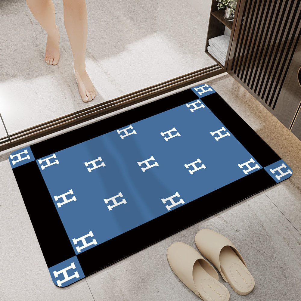 Non-Slip Abstract Design Bath Mat Kalsten