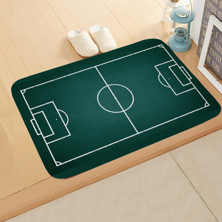 Football-Themed Indoor Mat