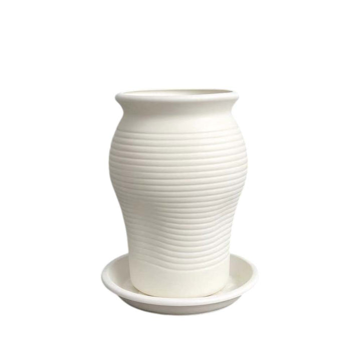 Decorative Textured Planter Vase Kalsten