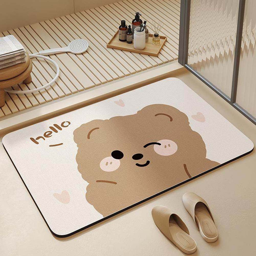 Decorative Oval Bath Mat