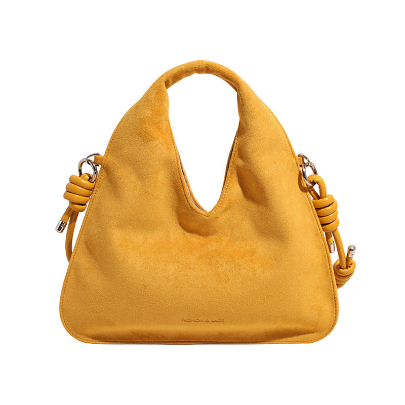 Suede Hobo Bag