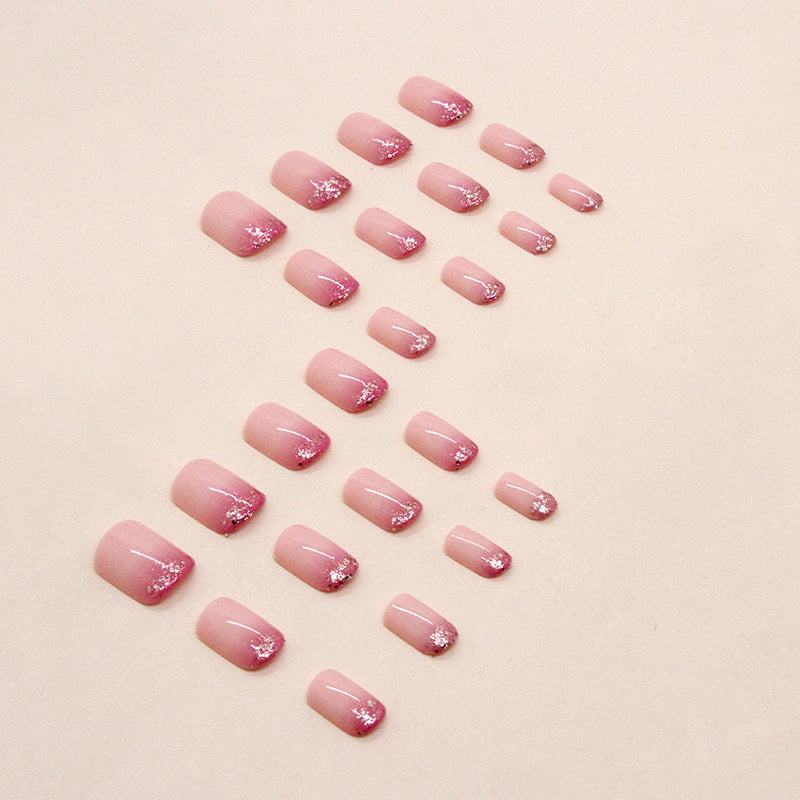 Glitter Ombre Nail Extensions Kalsten