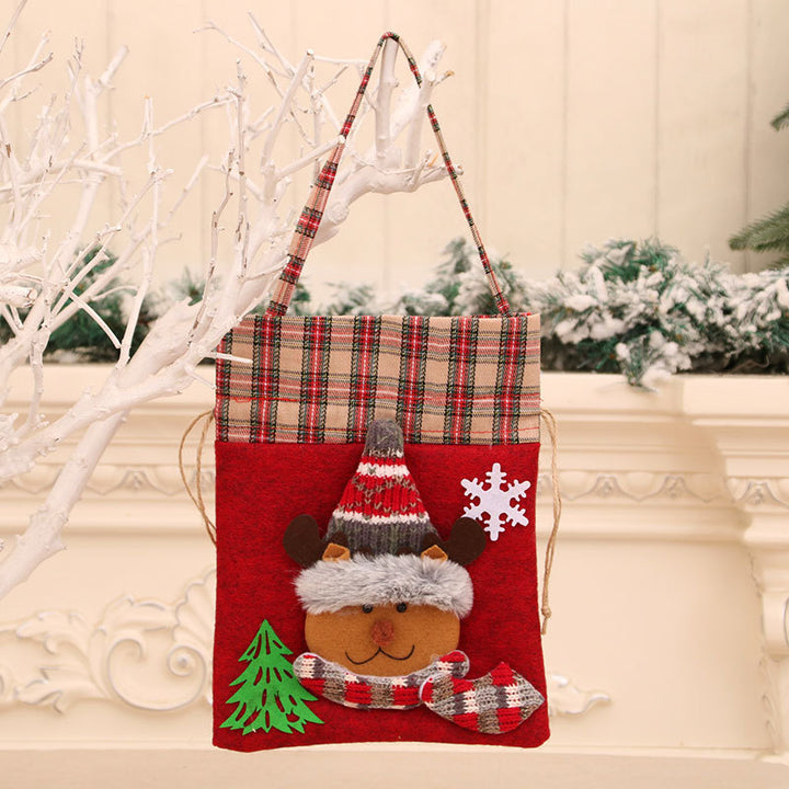 Festive Santa-Themed Gift Tote Kalsten