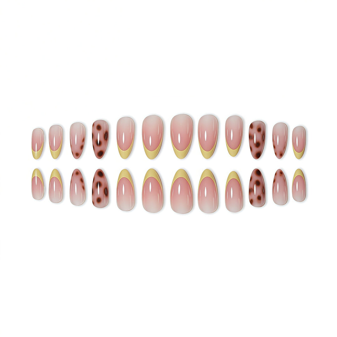 Elegant Gradient Press-On Nail Art Kalsten