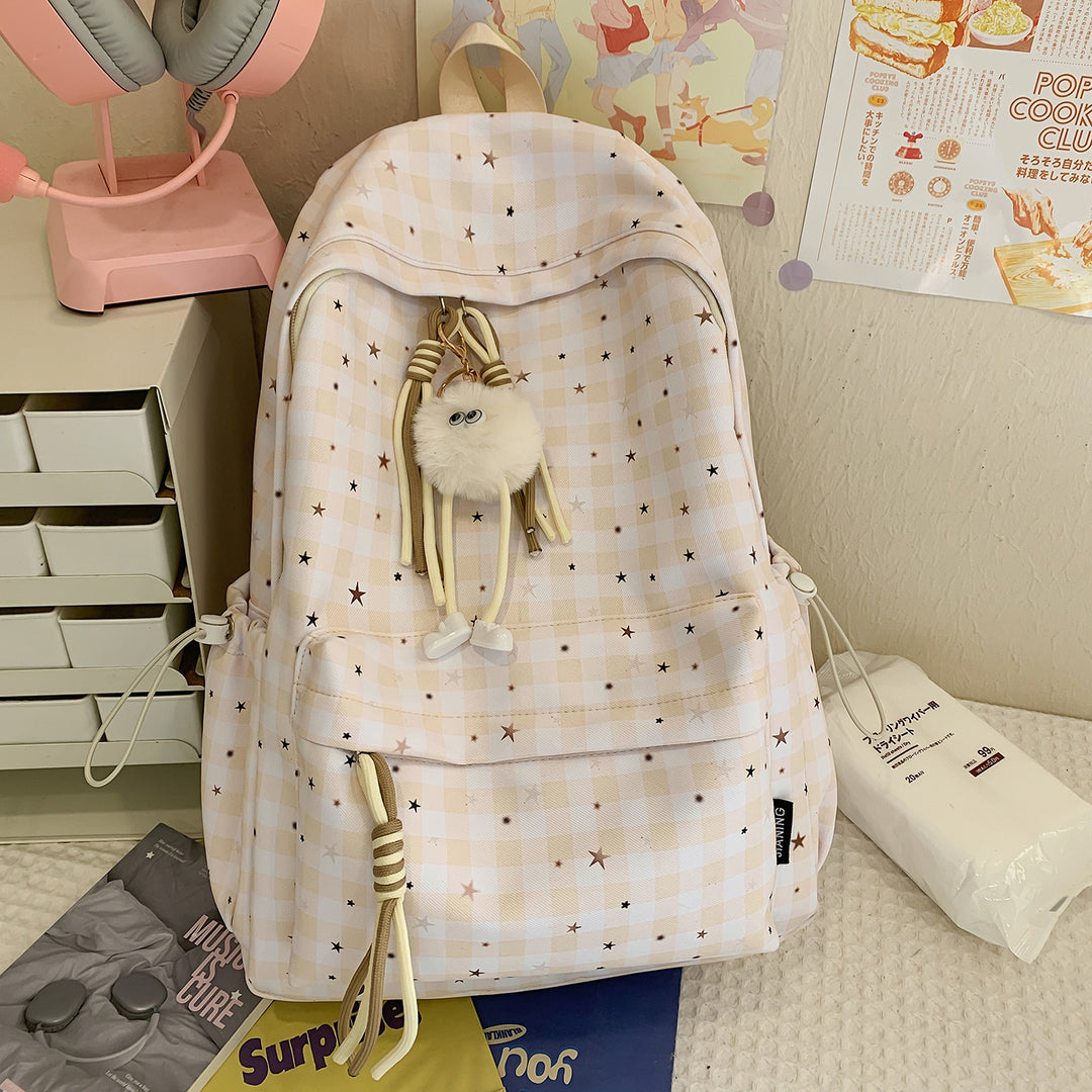 Cute Star-Embellished Daily Backpack Kalsten