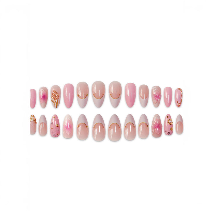 Artistic Floral Nail Art Enhancements Kalsten