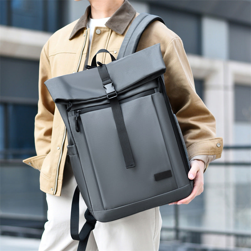 Roll-Top Laptop Backpack with Secure Closure Kalsten