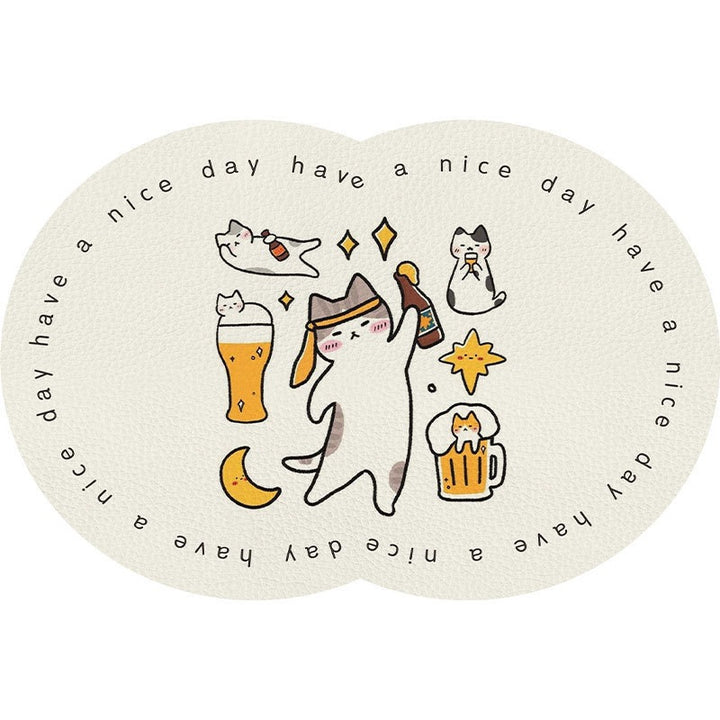 Cute Cartoon Pet-Themed Mat Kalsten