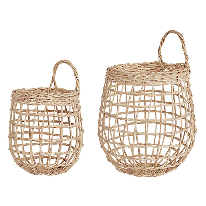 Handmade storage basket made of natural material Kalsten