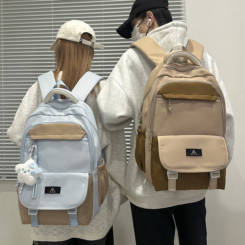Stylish Multi-Functional Backpack with Plush Keychain Kalsten