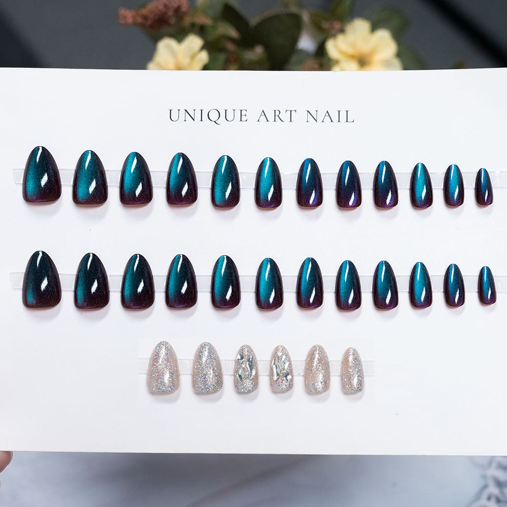 High Shine Press-On Nail Art