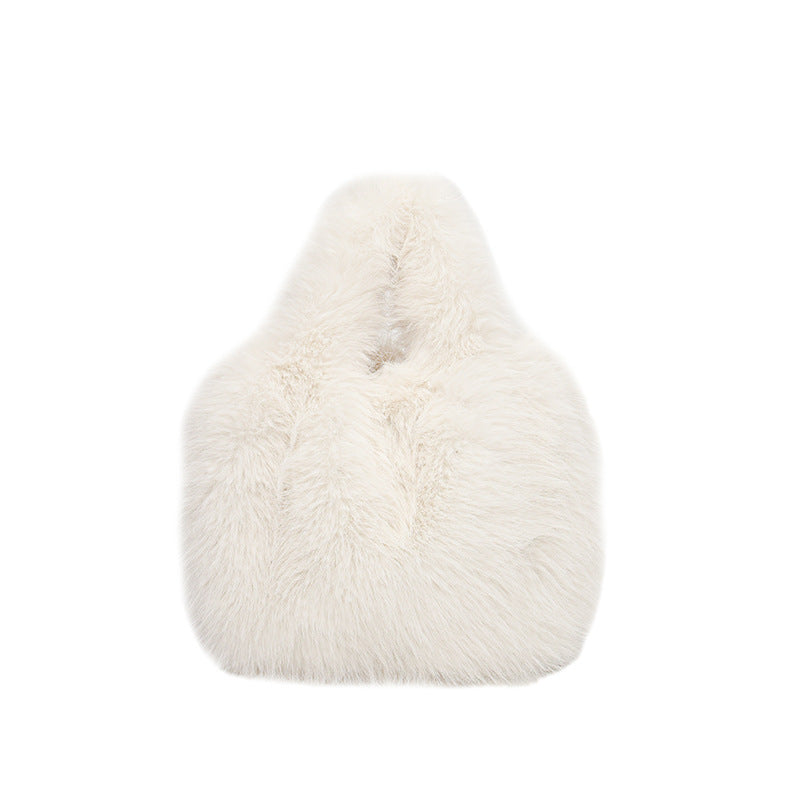 Soft Plush Hobo Bag