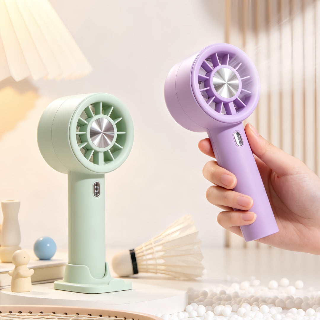 Women portable hand fan with variable speed control Kalsten
