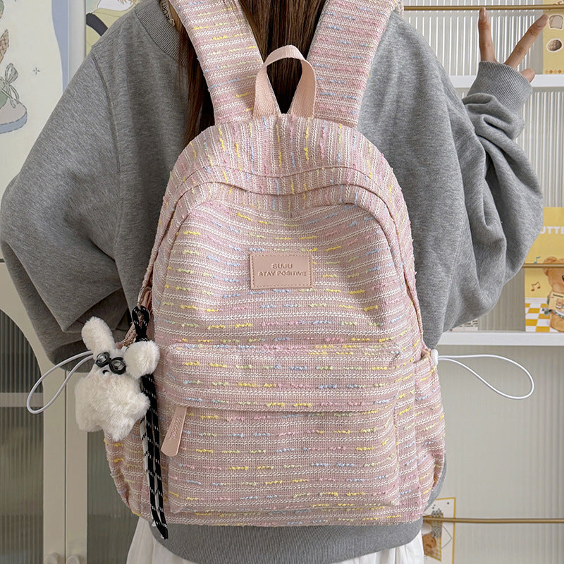 Trendy Textured Backpack Kalsten