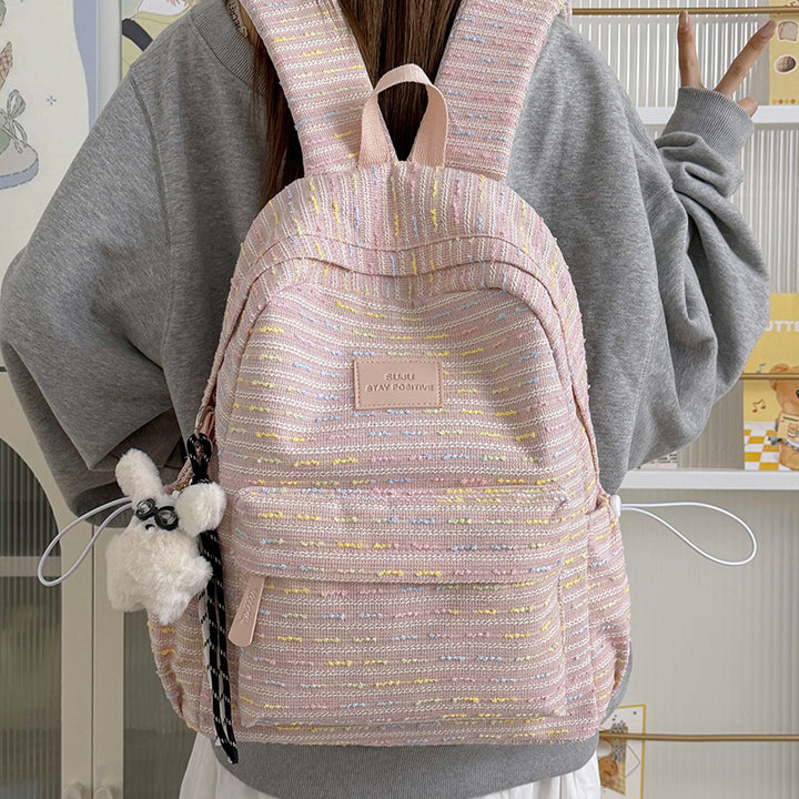 Trendy Textured Backpack Kalsten