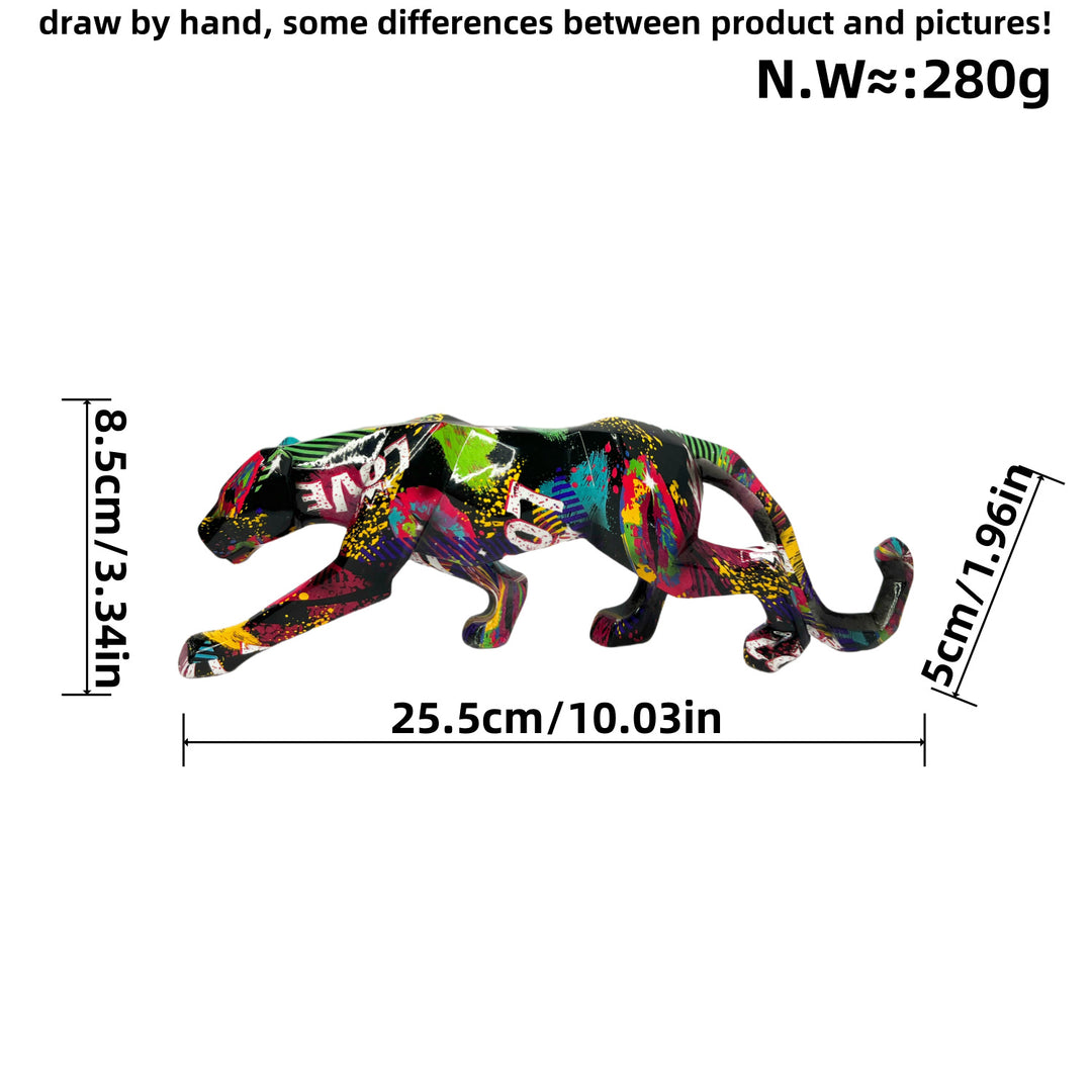 Decorative Panther Sculpture Kalsten