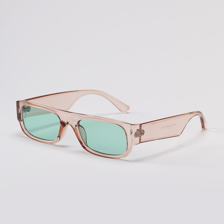 Women's stylish vintage sunglasses with transparent frame and lightly tinted lenses Kalsten