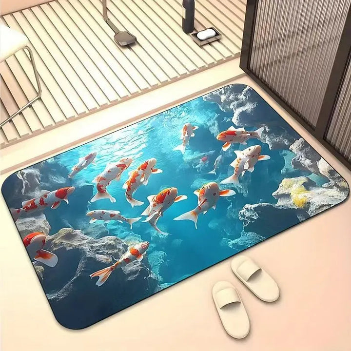 Abstract Floor Mat