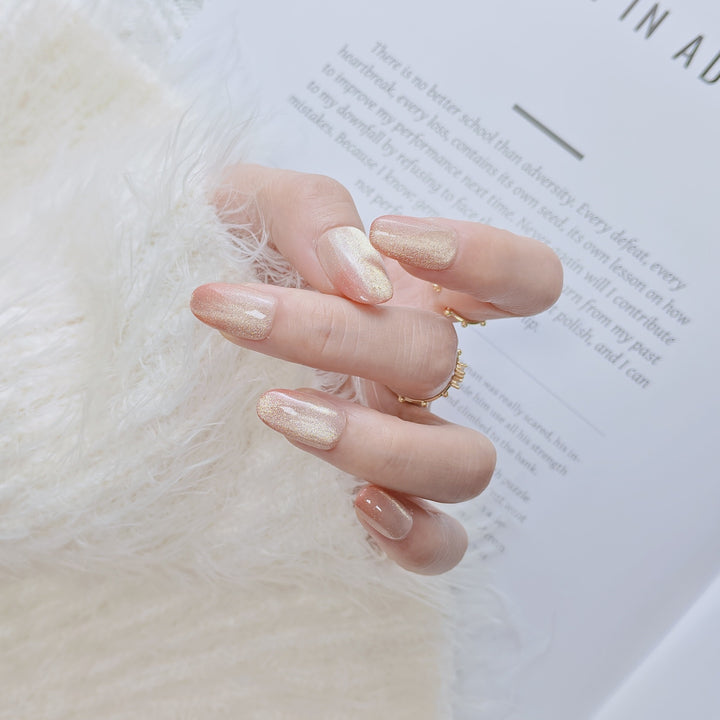 Elegant French Tip Press-On Nails Kalsten