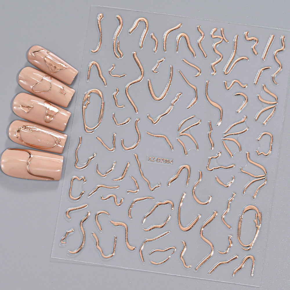 Floral Decorative Nail Art Stickers