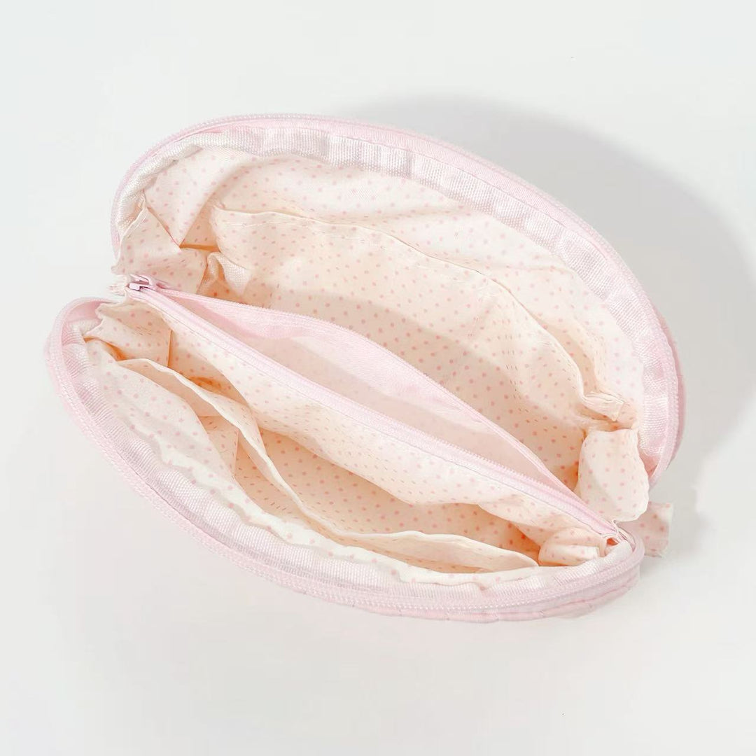 Multi-Compartment Plush Storage Pouch