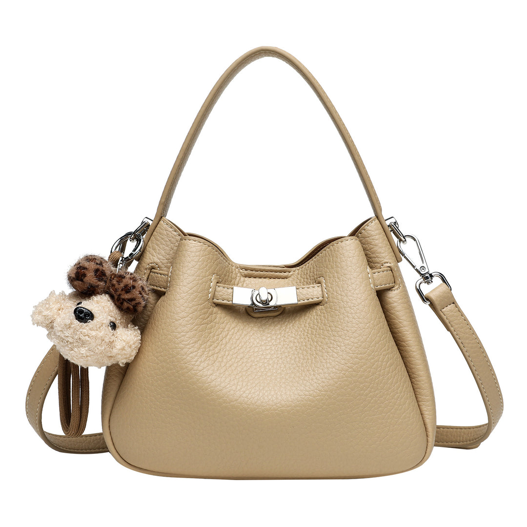 Chic Textured Bucket Handbag