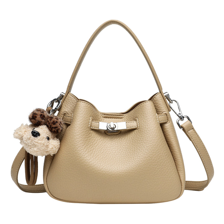 Chic Textured Bucket Handbag
