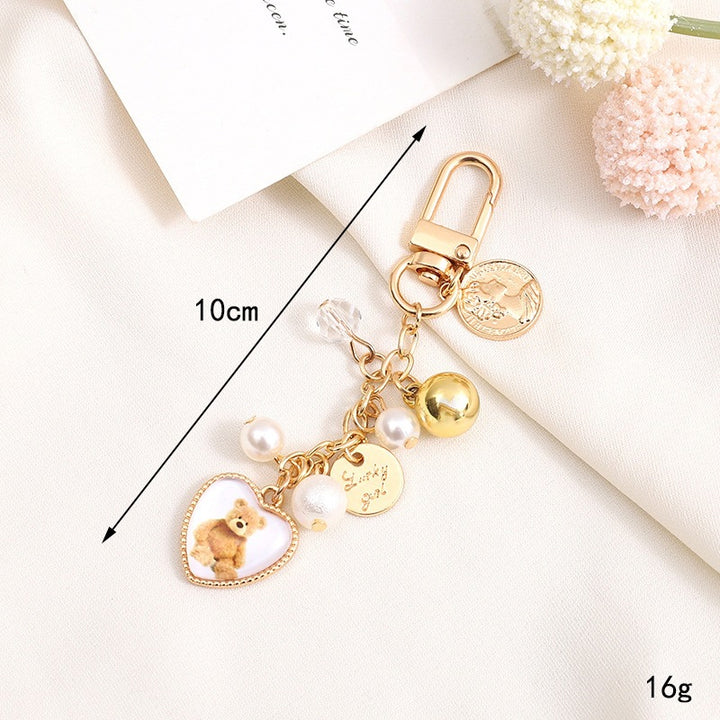 Playful keychain with teddy bear motif Kalsten