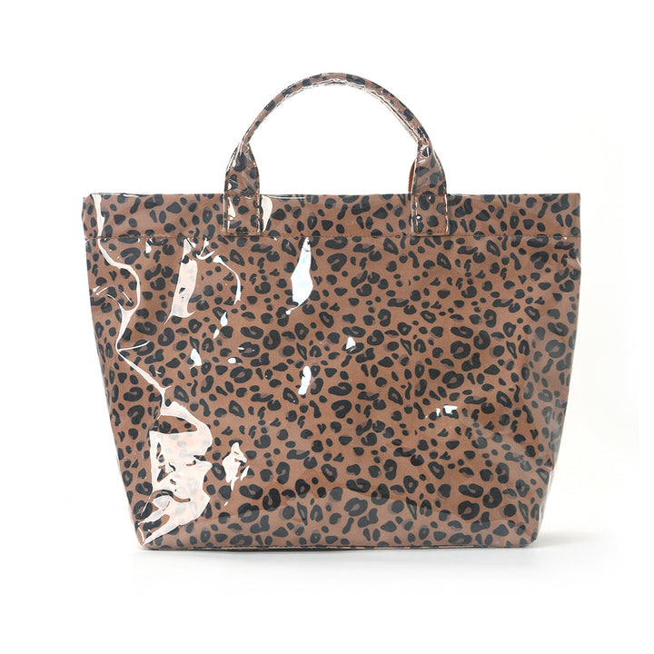 Beach bag with colorful check pattern and water-repellent coating Kalsten